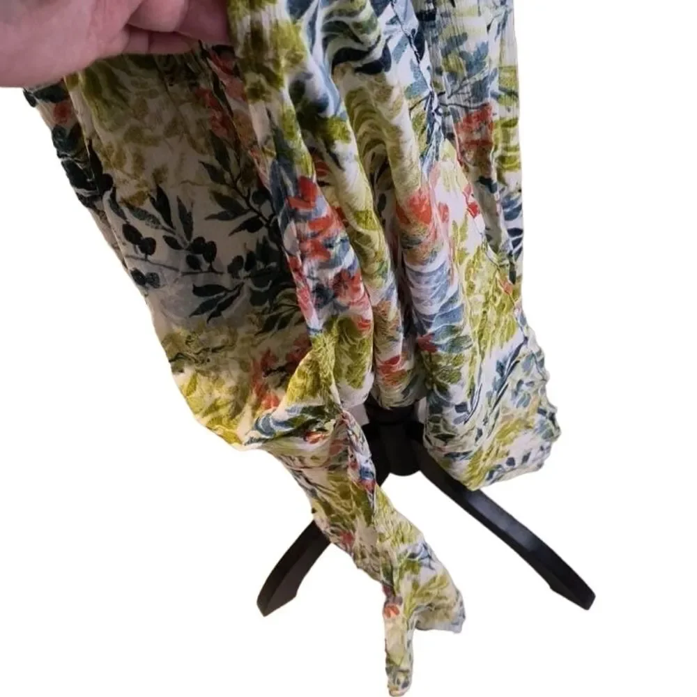 Woman Within 1X 22/24 Floral Maxi Dress - Picture 5 of 7